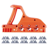 ABS Plasterboard Chamfering Wood Edges Trimming Tool Tilt Angle Ceiling Decorative Planer with Stainless Steel Blade