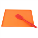 4PCS Silicone Sheets Dehydrator Mats Edge for Fruit Leather Liquid Fruits Meat Herbs with Scraper