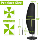 1 Set Patio Parasol Cover For Cantilever Offset Umbrella 265 40 X 70/50 Cm