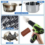 Top-11 Pcs Airway 8 Inch Polishing Drill Buffing Wheel Polisher Kit For Angle Grinder