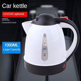 1000mL Electric 12V/24V 150W Portable Cigarette Lighter Kettle for Trip Car Truck Travel Coffee Heated Tea Pot