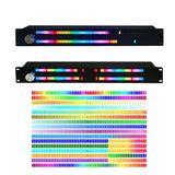 1.5U Music Level Indicator Digital Spectrum analyzer LED Display Meter Light Audio Signal Melody Rhythm Ambient Lamp W Remote