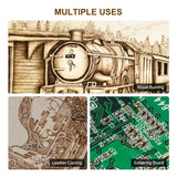 Premium Pyrography Pen Kit with Adjustable Temperature & Digital Display - Versatile Wood Burner and Soldering Iron