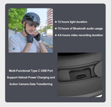 Bike Helmet Built-in Camera,Quick Release Visor By Magnetic Point,Smart Taillight with Turn Signal,Bluetooth Calg&Play