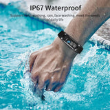 Amoled Watch 2024 Men Band Heart Rate Blood Smartwatch Waterproof Smart Bracelet Women Fiess Tracker SmartBracelet