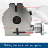 Horizontal Vertical High Precision 4-Slot Rotary Table for Milling hine