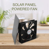 20W Exhaust Air Extractor 6 Inch Mini Ventilator Solar Panel Powered Fan for Dog Chicken House Greenhouse RV