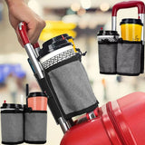 Portable Waterproff Water Storage Lage Handle Hanging Oxford Cloth Cup Holder Essentials Travel Bag
