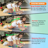 Automatic Rebound Abdominal Wheel, Domestic Abdominal Exerciser, Ab Roller Wheel For Abs Core Strength Training