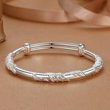 Fashion Solid Sterling Silver Bracelet