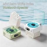 Mini Retro White Noise Portable Vintage Sleep Aid Bluetooth Speaker Subwoofer with RGB Light Support TF Card