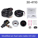 Complete Set Of 30-4110 AFR Air Fuel Ratio Meter 52mm Wide Range Oxygen Sensor 4.9LSU