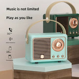 Retro Bluetooth-compatible Speaker HM11 Classical Sound Stereo Decoration Mini Speakers Travel Music Player