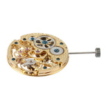 17 Jewels Gold Asian Full for Men's Watch 6497 Hand-Winding Mens Skeleton Movement