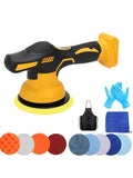 5500RPM Cordless Polisher Set Portable Wireless Car Glazing Polishing hine for 18V-21V Electric Rotary Tool