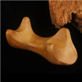 Fragrant wood tiger tooth shape scraping board piece sandalwood massager wooden four-foot massage dog