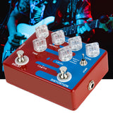 Caline CP-68 Distortion Delay Guitar Effect Pedal Guitar Delay Effect Pedal Classic Mode Multiple Delay Unit Guitar Pedal