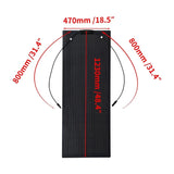 200W 100W Flexible Panel Kit 18V Cell 10A-100A Controller for Mobile Phone Car RV Camping Solar Plate Charger