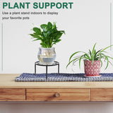 4 Pieces Of Indoor And Outdoor Metal Rust-Proof Plant Stand, Classic Flower Pot Stand