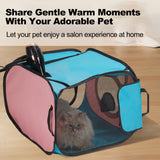Foldable Dog Dryer with Large Space Pet Box - Suitable for Cats and Dogs, Free Your Hands at Home