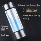 420ml Hydrogen-Rich Cup Electric Hydrogen Rich Water Generator Bottle Titanium Quality Filter Portable Antioxidant Lonizer