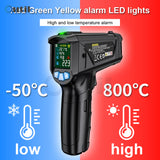 Digital Infrared Non-contact Pyrometer Laser Dual Switching Temperature Meter Industrial Thermometer