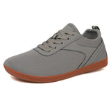 New outdoor comfortable flat bottomed wide toe with breathable non slip soft sole mesh sports and leisure shoes