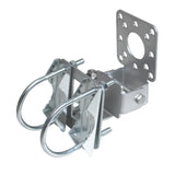 Iron Fixed Mount Bracket Fixture Holder 1PC Universal Antenna Clamp Adjustable Angle Holding Pole Clip Hoop