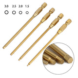 For SCX10 TRX4 Simulation Climbing Repair Tool Car Aircraft Ship Model Inner Hex Screwdriver Set
