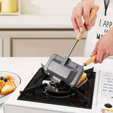 1pc, Non-Stick Sandwich Maker - Double Sided Panini Pan, Waffle Maker, And Hamburger Press - Perfect For Breakfast