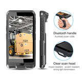 W62H 6 inch 4G Smart Mobile phone red hand terminal PDA with 1D 2D barcode NFC UHF For Windows 10