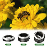 Automatic Extension Compatible with RF-Mount Lenses & Canon R5/R6/R7/R10 Camera 12mm + 24mm R Mount ro Tubes Set
