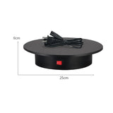 360 Degree Electric Photography Rotating Turntable Display Stand for Jewelry Product Displays 3D Scan Pan with PVC
