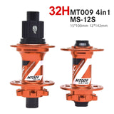 Mtb Arc Bicycle 32 Holes Cassette Bike Cubes Rear Hub 135x10 for Bmx Cube HG MS XD Freehub 1112 Speed