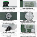With 2 Outlet Garden Water Timers Irrigation Controller Digital Hose Faucet Timer Programmable Automatic