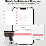 4L New 2.4G 5G HD Camera with Timer Voice Automatic Pet Feeder for Cats and Dogs WiFi Smart Dry Food Feeding Bowl