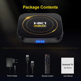 Android 12 HK1 RBOX TV 4GB RAM 32/64GB ROM Allwinner H618 Dual Wifi 2.4G/5G BT 4.0 LAN 100M Ethernet 3D 6K Set Top BOX
