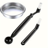 5pcs/set, Coffee Machine Cleaning Kit: Brush, Spoon And 58mm Stainless Steel Blind Filter - Perfect For Espresso Machines