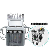 6 in 1 instrument Oxygen Jet Microdermabrasion Dermabrasion RF Spa Facial hine Vacuum face Water Hydro Diamond Peeling Household Beauty Equipment