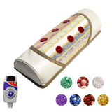 Natural Crystal Heating Massage Pillow Far Infrared Pad Photon Magnetic Therapy Headrest Energy Recovery Relieve Neck Pain