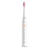 Intelligent electric toothbrush with sonic vibration bristles for direct USB charging