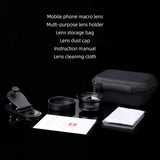 10X Universal ro 4K Ultra Camera Lens Phone Clip for Android Smartphone iPhone 15/14/13/12 Max/XR/X/8