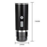3-in-1 Wireless Heating Coffee Fast Charge Electric Espresso hine for Camping Travel RV Hiking Office