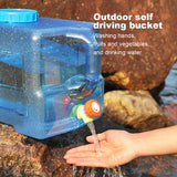 25L Container Large Capacity Storage Leak-Proof Camping Water Bucket for Self-Driving Tour