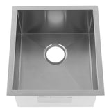 Camper Hand Wash Basin Large Capacity RV Rectangular Sink Easy To Install 304 Stainless Steel with Soundproof Pad for Motorhome