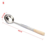Stainless Steel Long Handle Ladle Spoon Big Soup Ladle Cooking Tool Soup Spoon Chef Cooking Kitchen Utensil