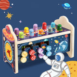 Colorful Wooden Whack-A-Mole Kids Baby Girl Boy Toys Hand Knocking Toy Multifunctional Hamster Game