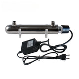 110V/220V Stainless Steel UV Water Sterilizer Ultraviolet Tube Lamp Direct Drink Disinfection Filter Aquarium Fish Tank Purifier