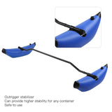 Inflatable Kayak Stabilizer PVC Canoe Outrigger Kit Floating Balancing Boat Fishing Standing Float Stabilizer Accessory