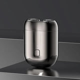 Electric Washable Magnetic Dual Head Mini Portable Usb Rechargeable Men's Travel Razor